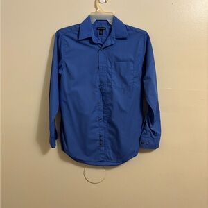 George Men's Blue Button-Up Shirt